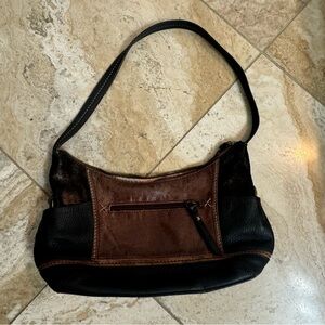 The Sak Kendra Shoulder Hobo Bag Soft Leather Camel Brown